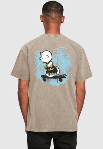 T-Shirt ' Peanuts - Life on the edge' Merchcode en marron