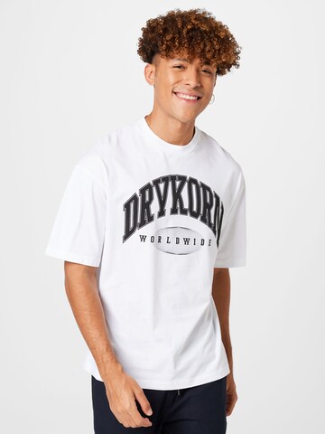 DRYKORN Shirt 'Hunt' in Wit: voorkant