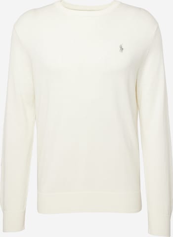 Polo Ralph Lauren Sweater in White: front