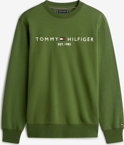 TOMMY HILFIGER Collegepaita värissä vihreä / valkoinen, Tuotenäkymä