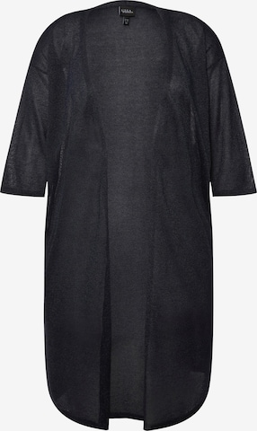 Cardigan Ulla Popken en bleu : devant