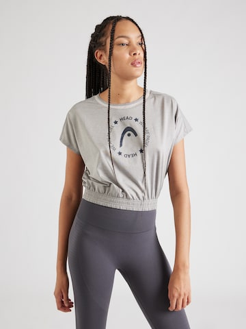 HEAD Performance Shirt 'PADEL' in Grey: front