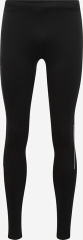 ENDURANCE Skinny Workout Pants 'Tranny' in Black: front