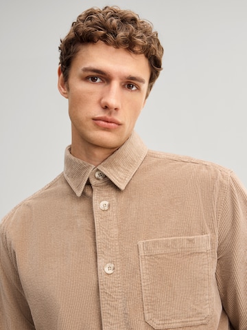 JOOP! Jeans Regular fit Business shirt in Brown