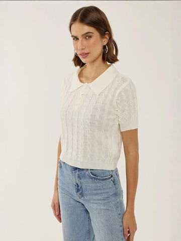 Pull-over Hiccup en blanc
