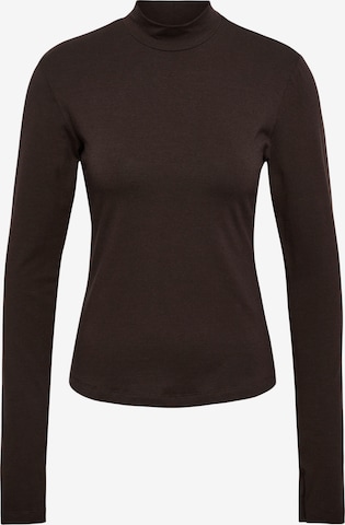 Hummel Performance Shirt 'RECHARGE' in Brown: front