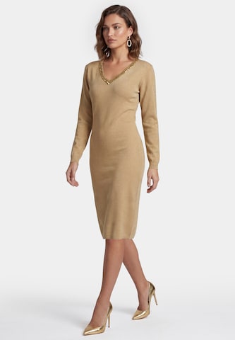faina - Vestido en beige