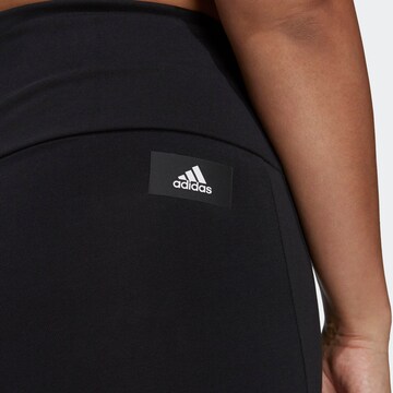 Skinny Pantaloni sport de la ADIDAS SPORTSWEAR pe negru