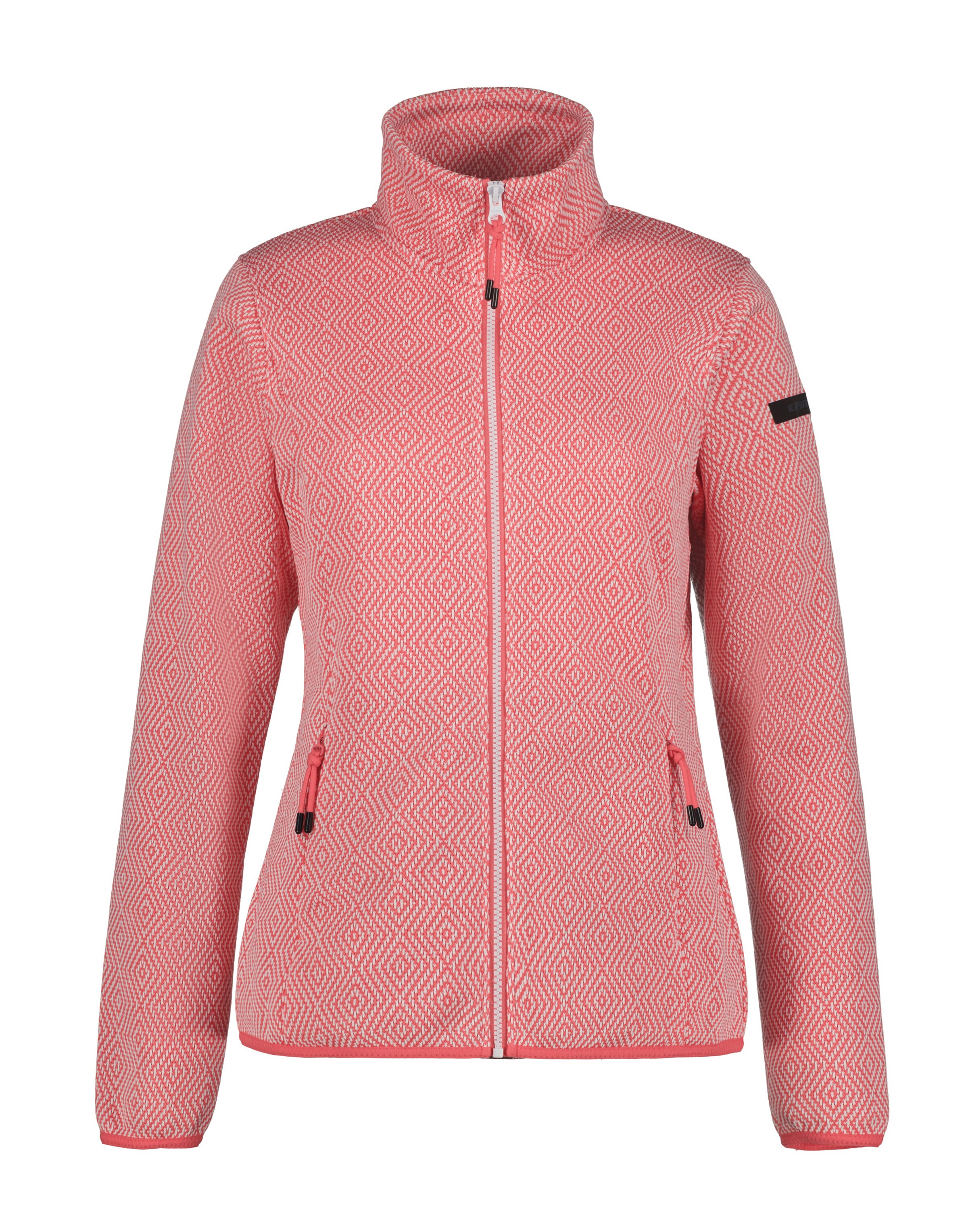ICEPEAK Funktionsfleecejacke 'Aikes' in Orange: Vorderseite