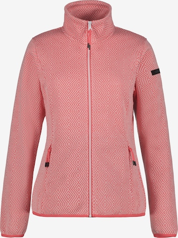 ICEPEAK Funktionsfleecejacke 'Aikes' in Orange: Vorderseite