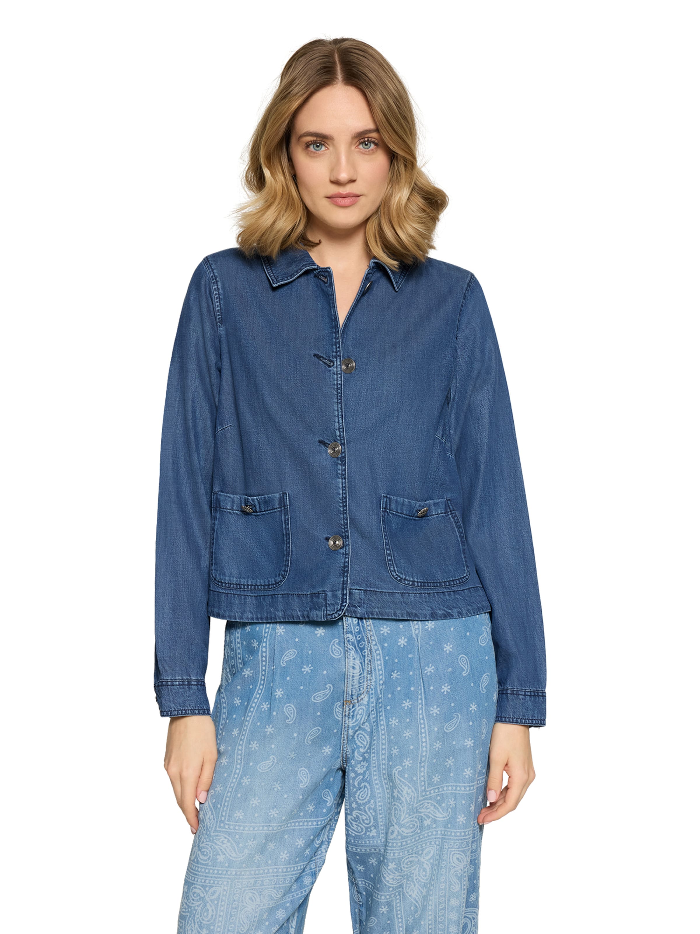 Blazer di Cartoon in blu: frontale