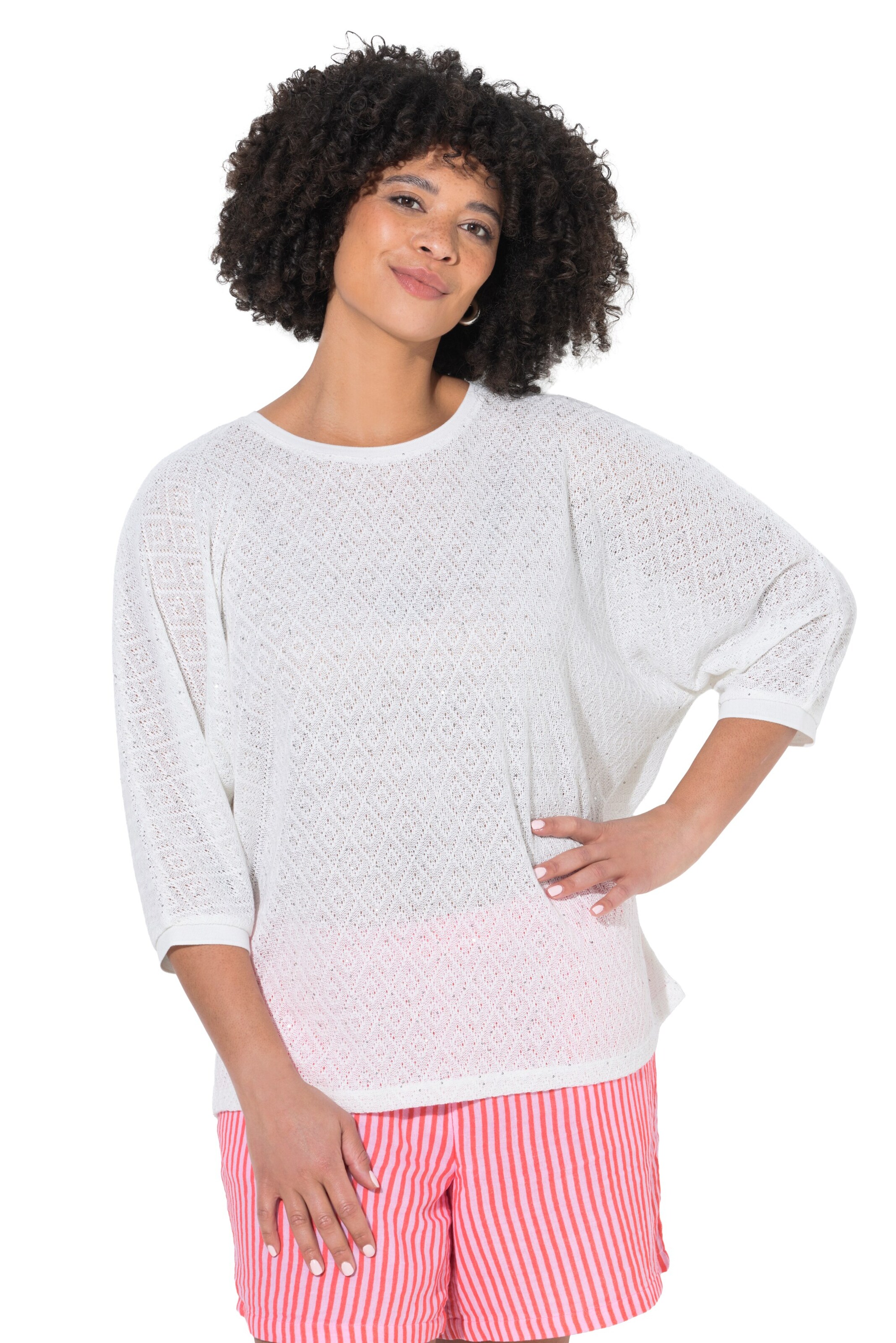 Angel of Style Pullover in Weiß: Vorderseite