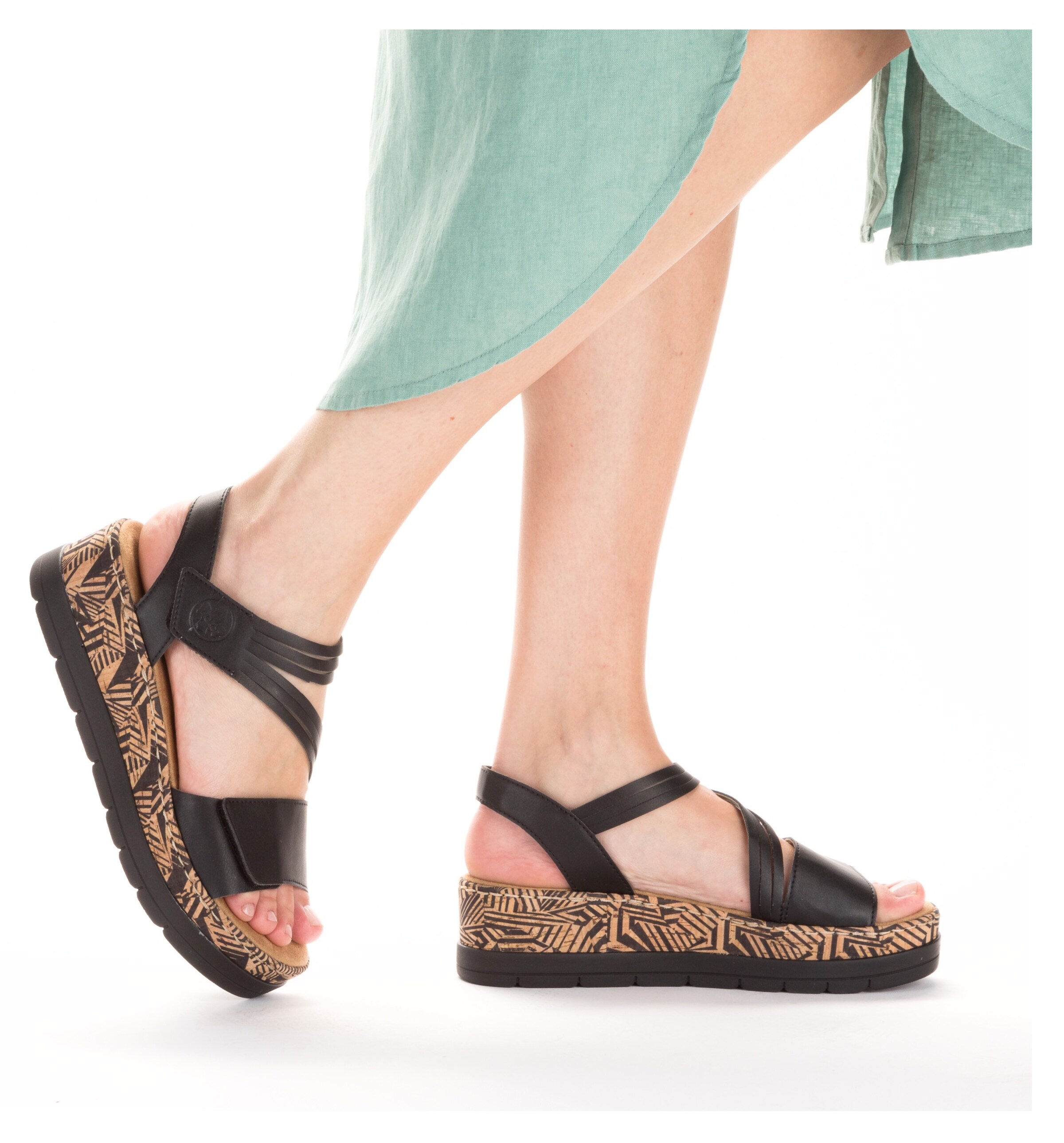 Sandales Rieker en noir