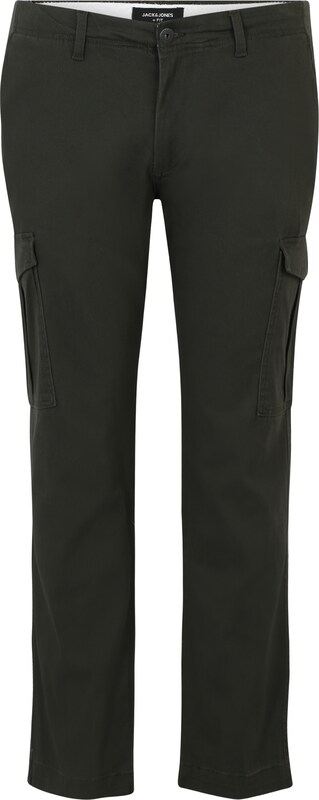 Jack & Jones Plus Regular Hose 'Marco' in Dunkelgrün Jack & Jones Plus Regular Hose 'Marco' in Dunkelgrün