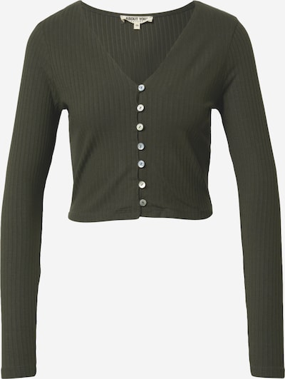 ABOUT YOU Kardigán 'Selena Shirt' - kaki, Produkt