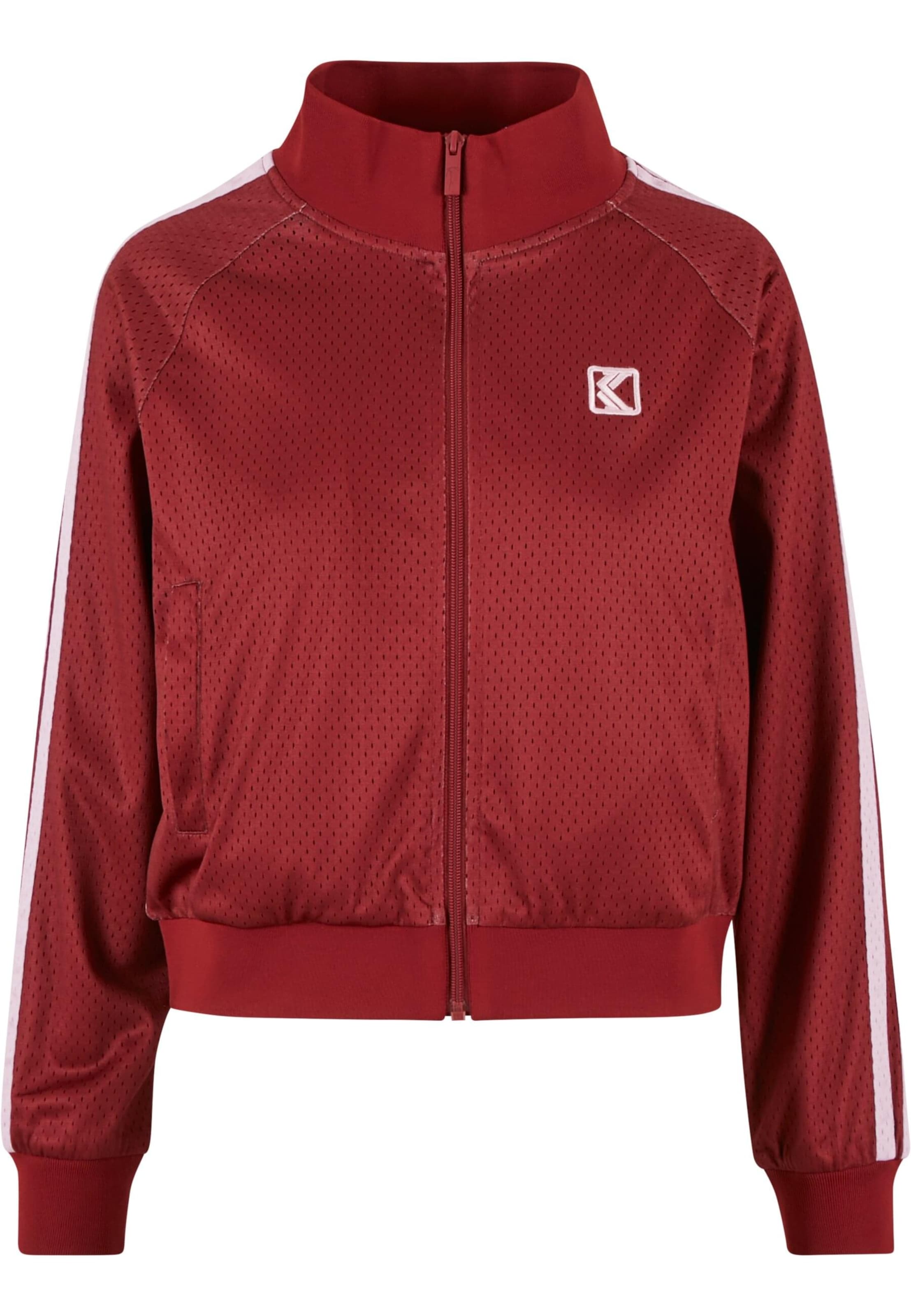 Giacca di mezza stagione 'Og' Karl Kani di colore rosa chiaro / rosso scuro, Visualizzazione prodotti