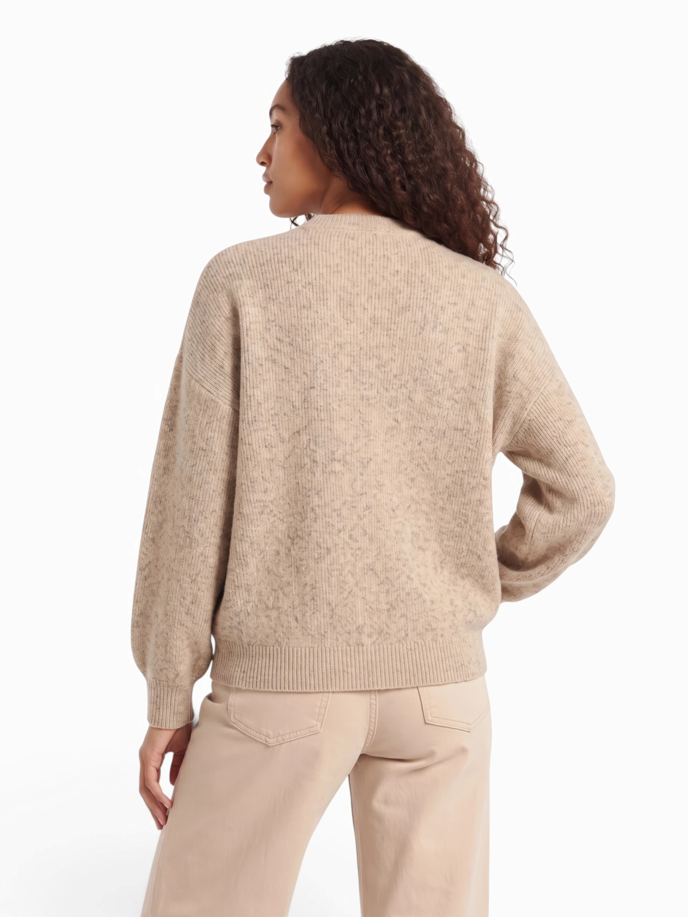 ABOUT YOU Pullover 'Dana' in Beige: Rückseite