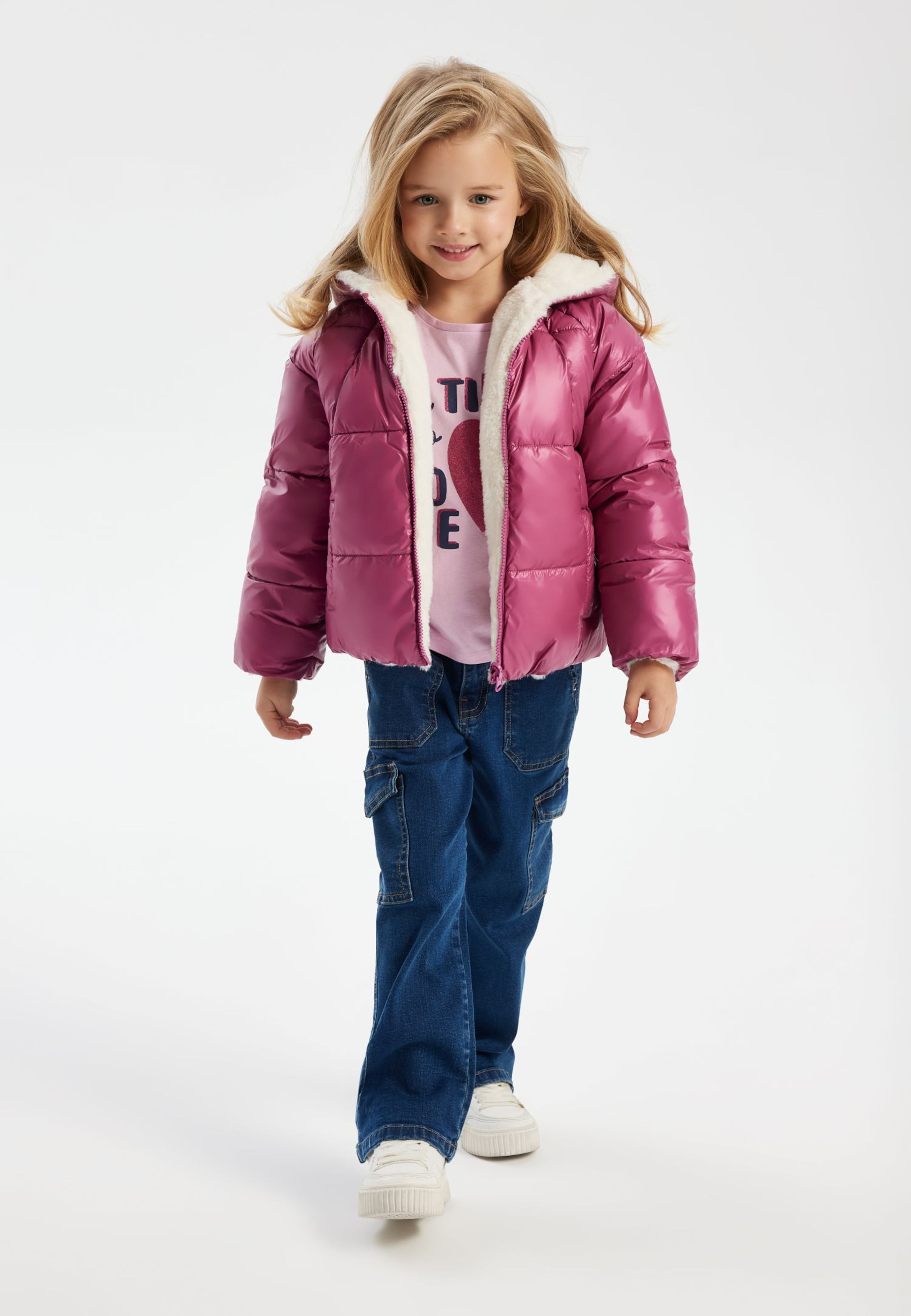 MINOTI Зимно яке в розово: отпред