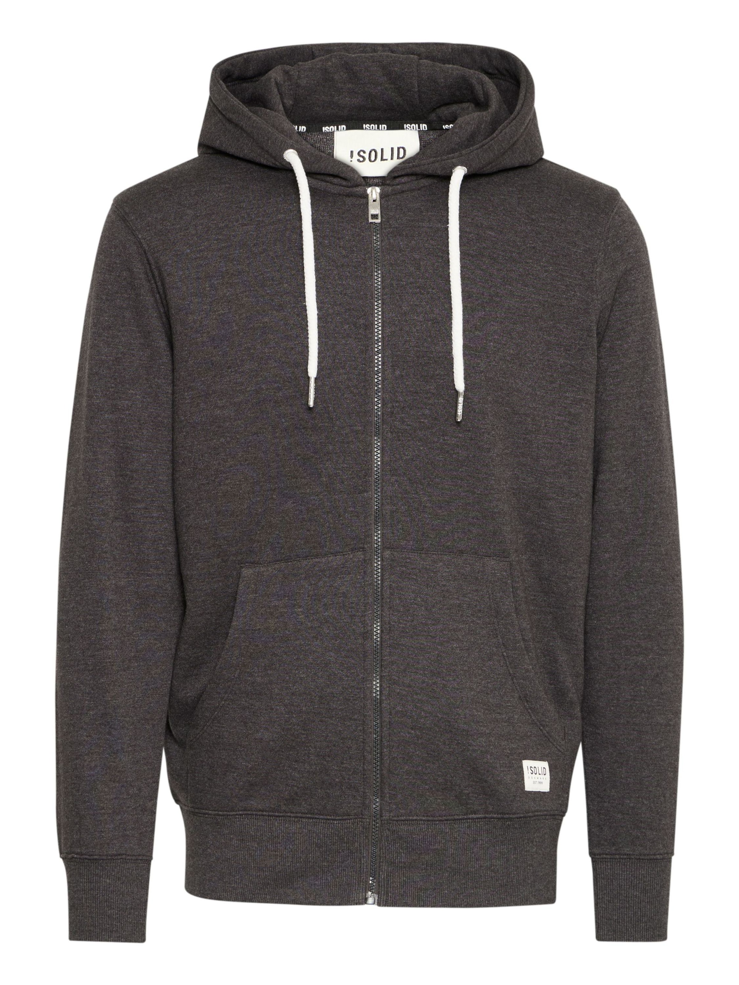 !Solid - Casaco em moletão 'Chali' em cinzento: frente