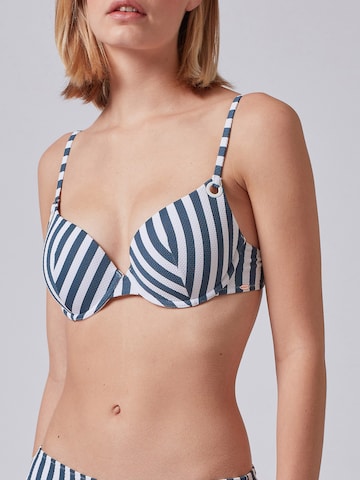 Invisible Hauts de bikini 'Surf Girl' Skiny en bleu