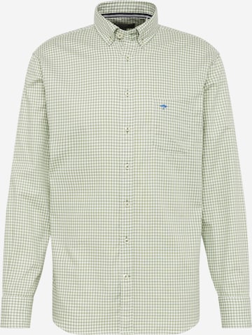 FYNCH-HATTON Regular fit Button Up Shirt in Green: front