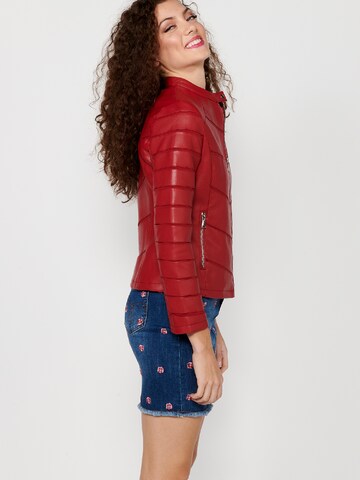 KOROSHI Between-Season Jacket in Red