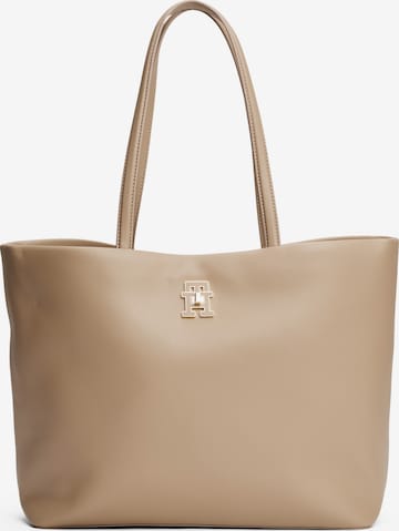 TOMMY HILFIGER Шоппер в Бежевый: спереди