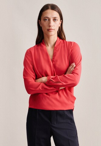 SEIDENSTICKER Blouse in Rood: voorkant