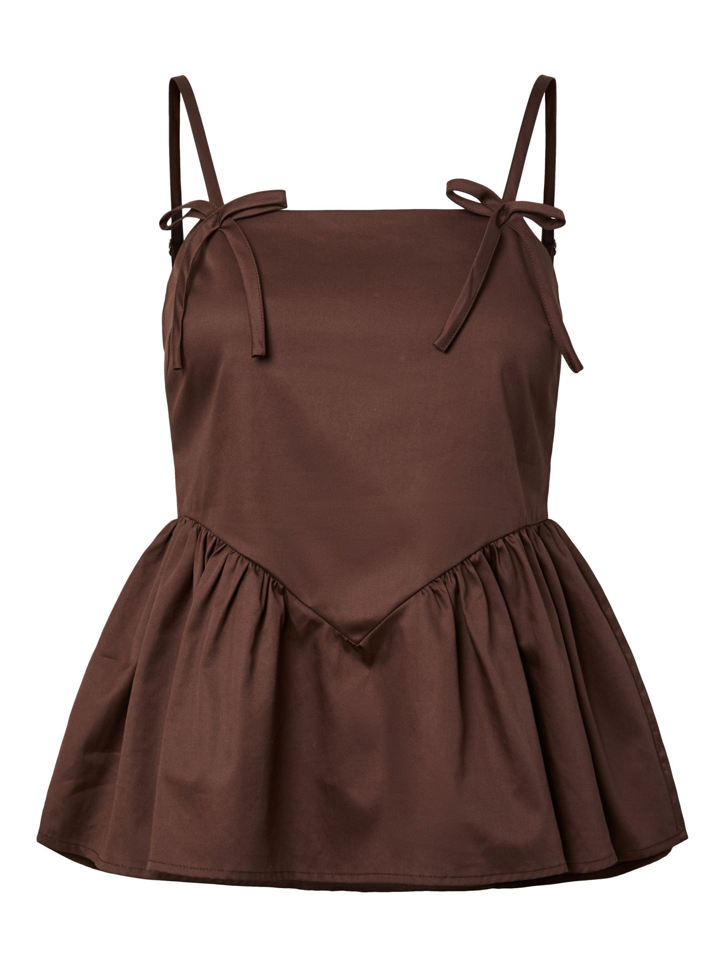 Top di YAS in marrone: frontale