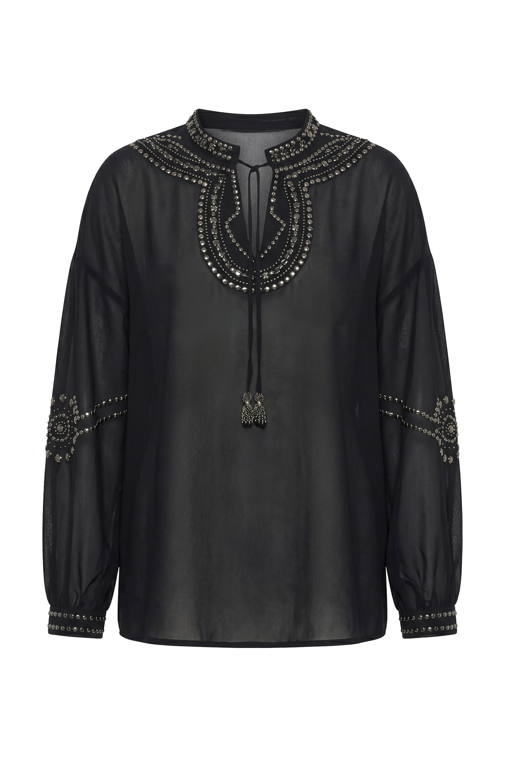 Studio Untold Tuniek in Zwart: voorkant