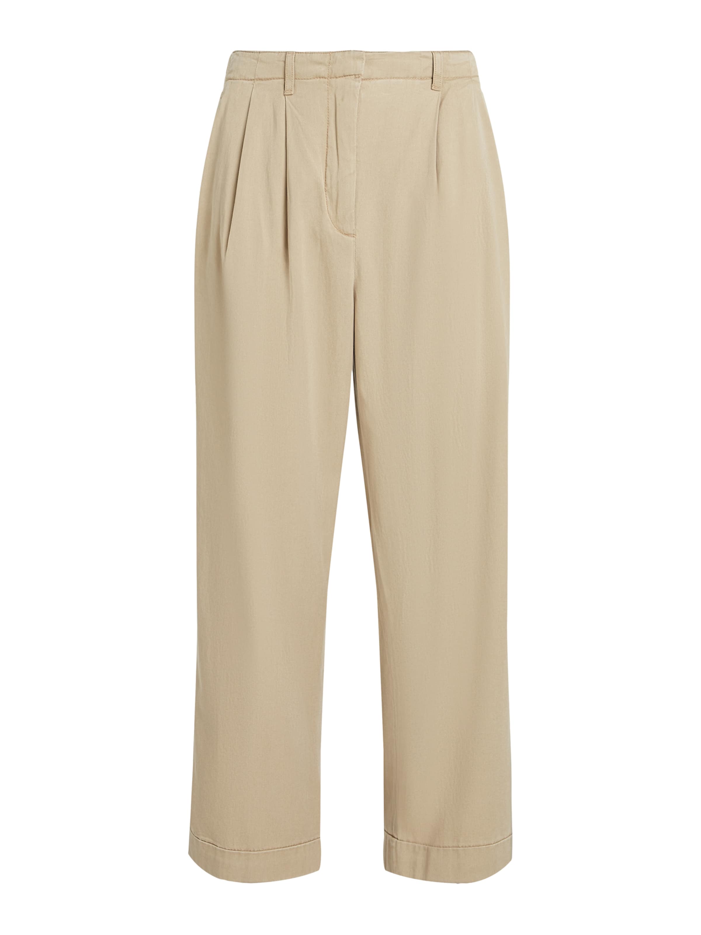 Largi Pantaloni cutați de la TOMMY HILFIGER pe bej: față