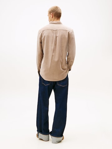 Tommy Jeans Regular fit Overhemd in Beige