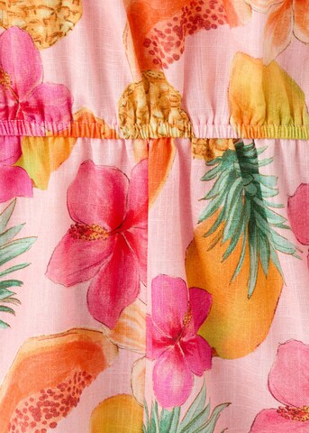 MANGO KIDS Dungarees 'Papaya' in Pink