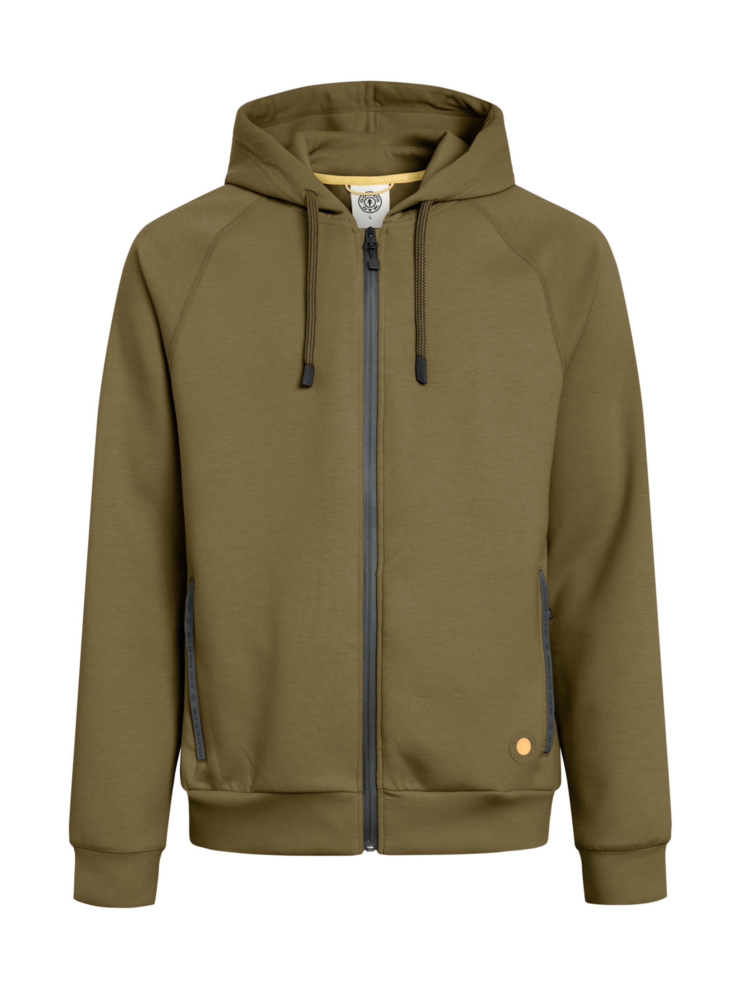 GOLD´S GYM APPAREL Træningsjakke 'Gene' i grøn: forside