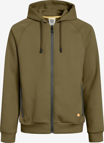 GOLD´S GYM APPAREL Athletic Jacket 'Gene' in Green: front