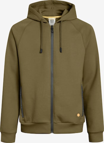 GOLD´S GYM APPAREL Athletic Jacket 'Gene' in Green: front