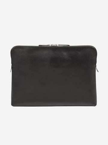 NEGOTIA Leather Laptop bag 'Mantle 14''' in Black