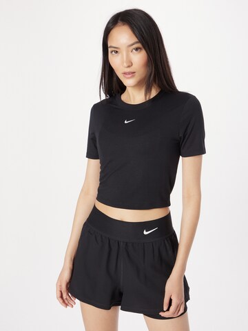 Nike Sportswear Тениска 'Essential' в черно: отпред