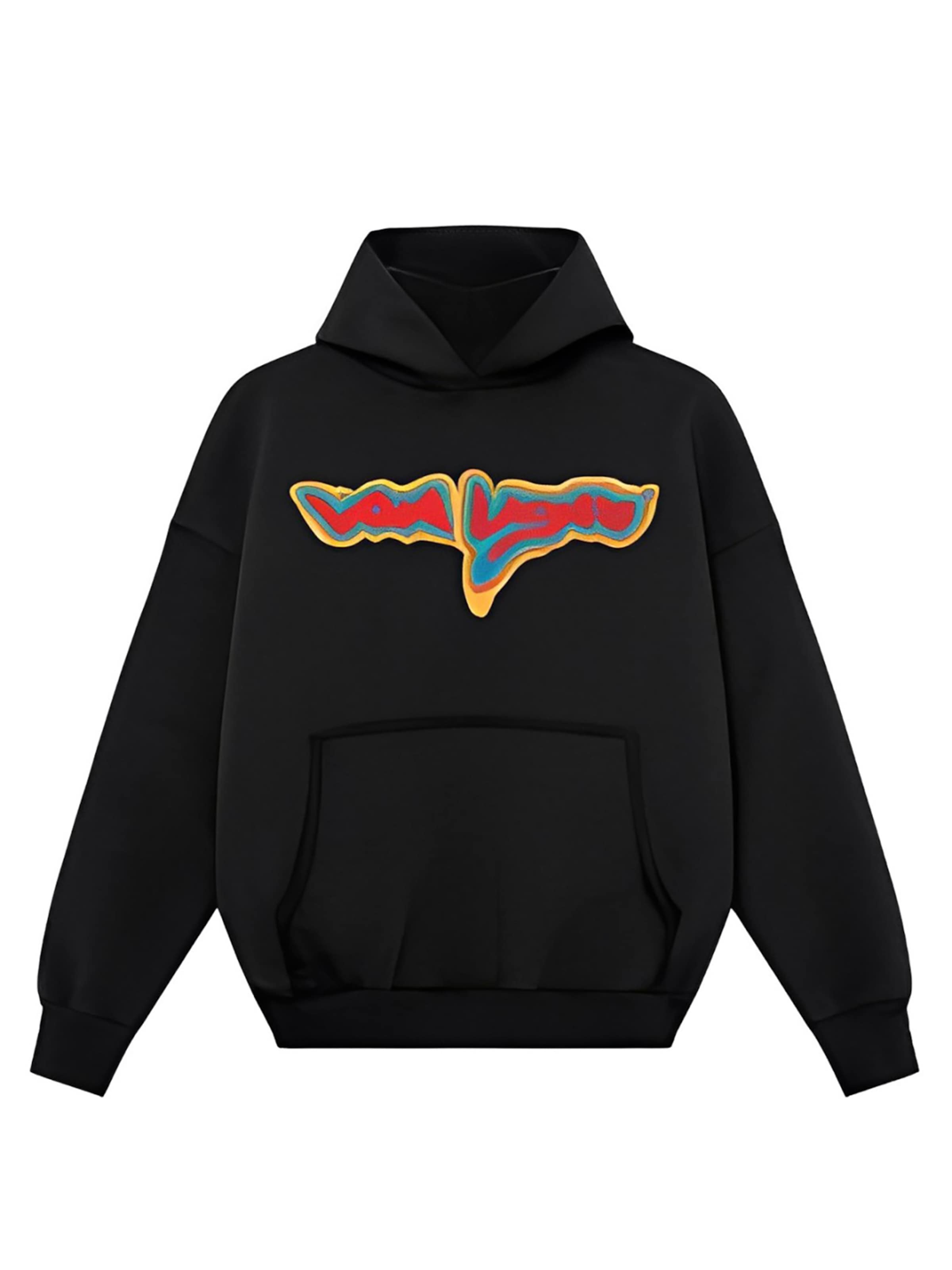 Low Lights Studios Sweatshirt 'Thermal' in Black: front