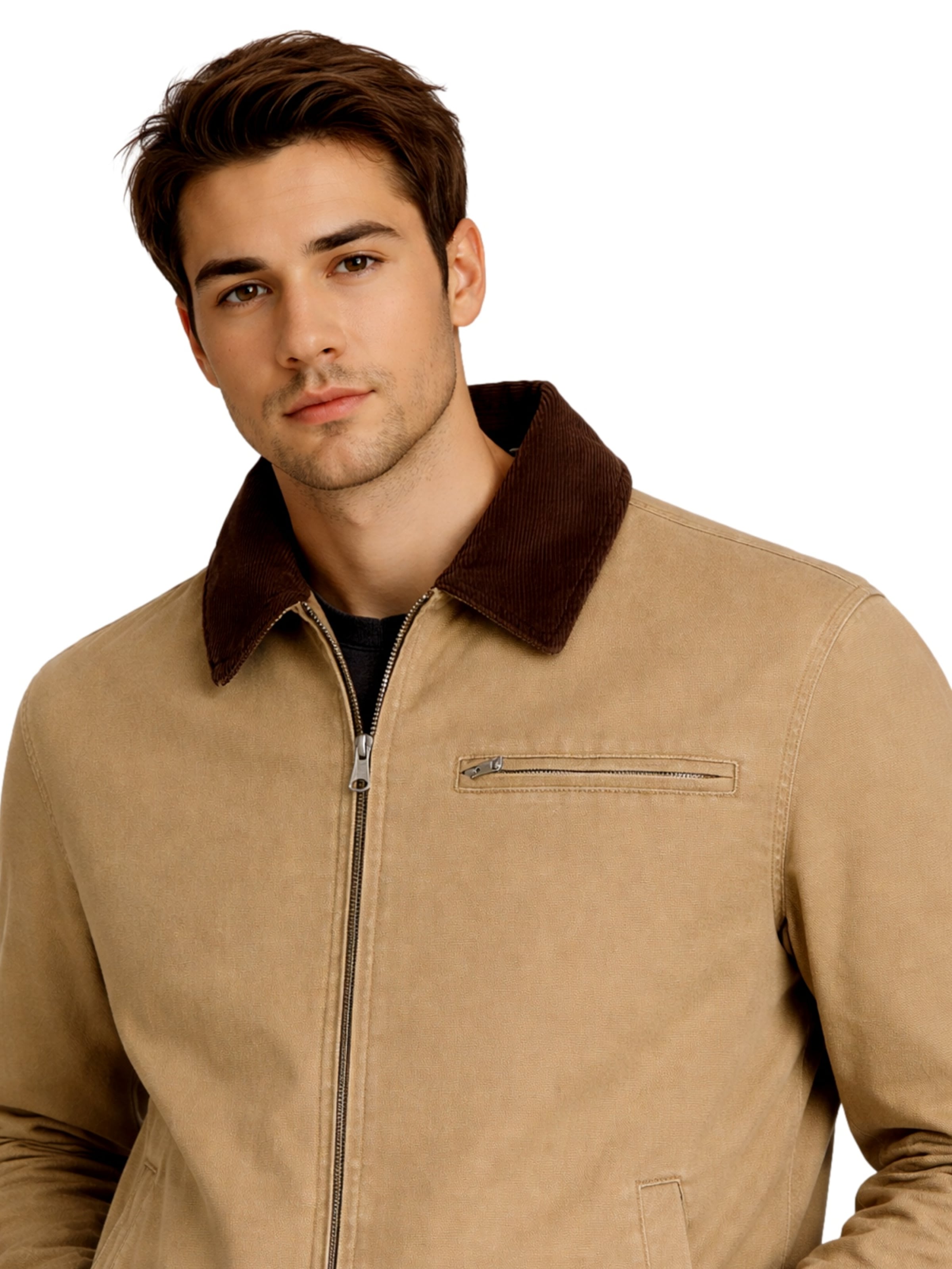 JACK & JONES - Chaqueta de entretiempo 'JORChamberi' en marrón