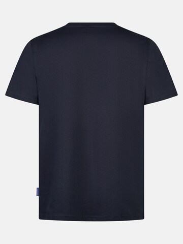 salzhaut T-Shirt 'Diek - Moin' in Blau: Rückseite