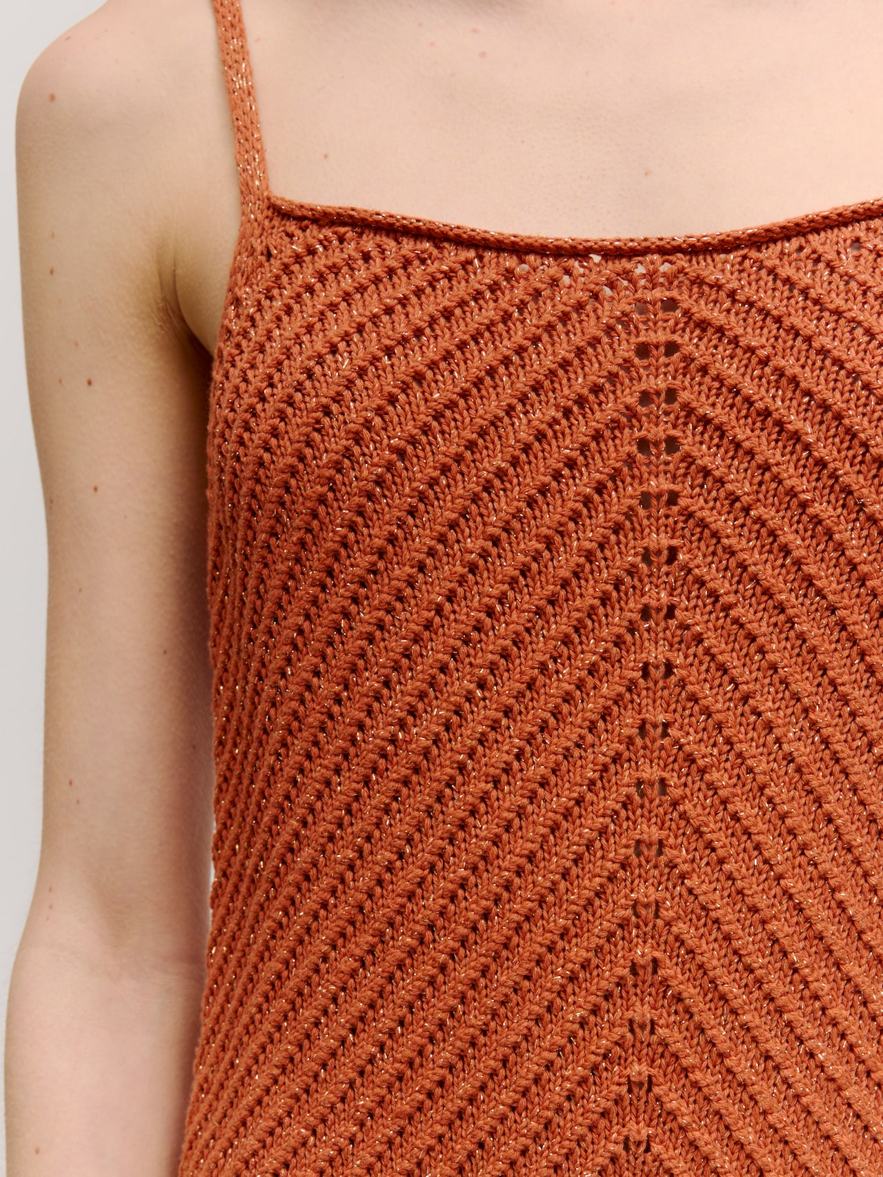 EDITED Jurk 'Almina' Oranje