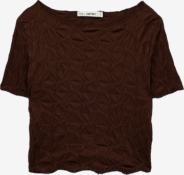 Koton Shirt in Bruin: voorkant