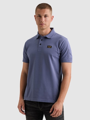 PME Legend Shirt 'American Classic polo shirt with flight pocket' in Lila: voorkant