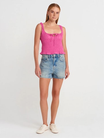 Dilvin - Blusa em rosa
