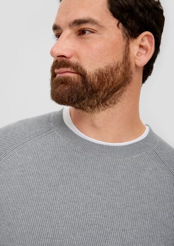 s.Oliver Men Big Sizes Sweater in Grey