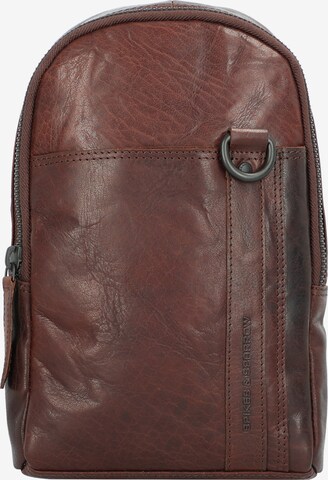 Spikes & Sparrow Crossbody Bag 'Bronco' in Brown: front