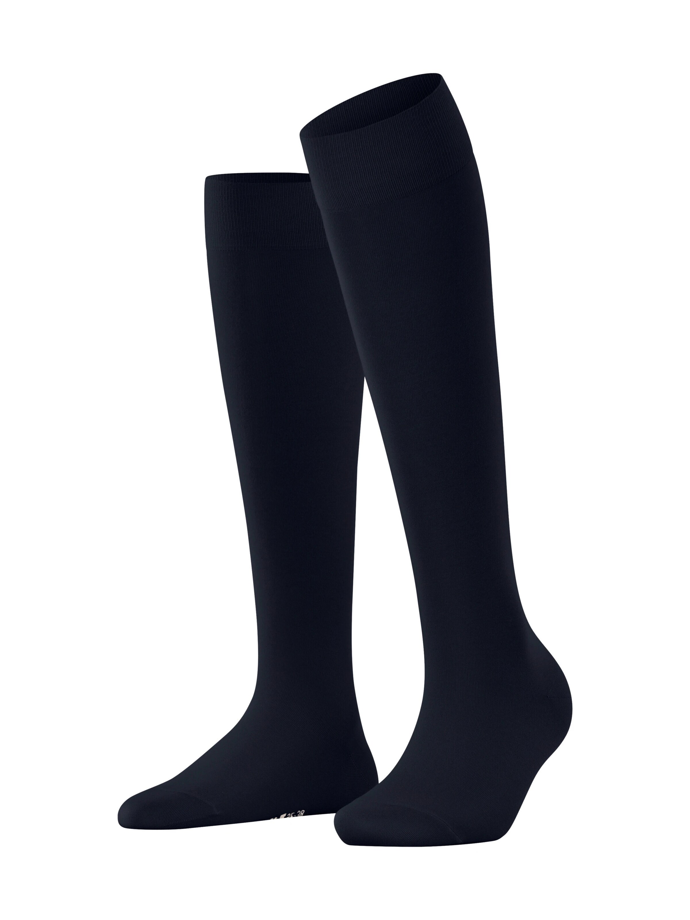 FALKE Kniestrümpfe 'Cotton Touch'‌‌‌‌‌‌‌‌‌‌ in Blau: Vorderseite