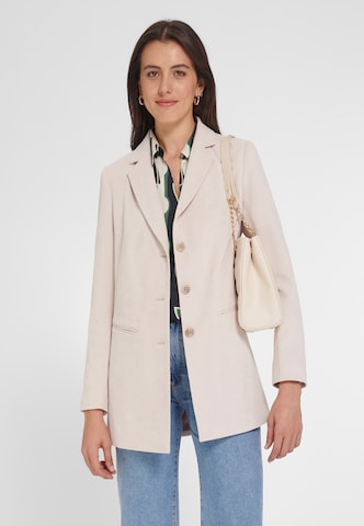 Blazer Anna Aura en beige : devant