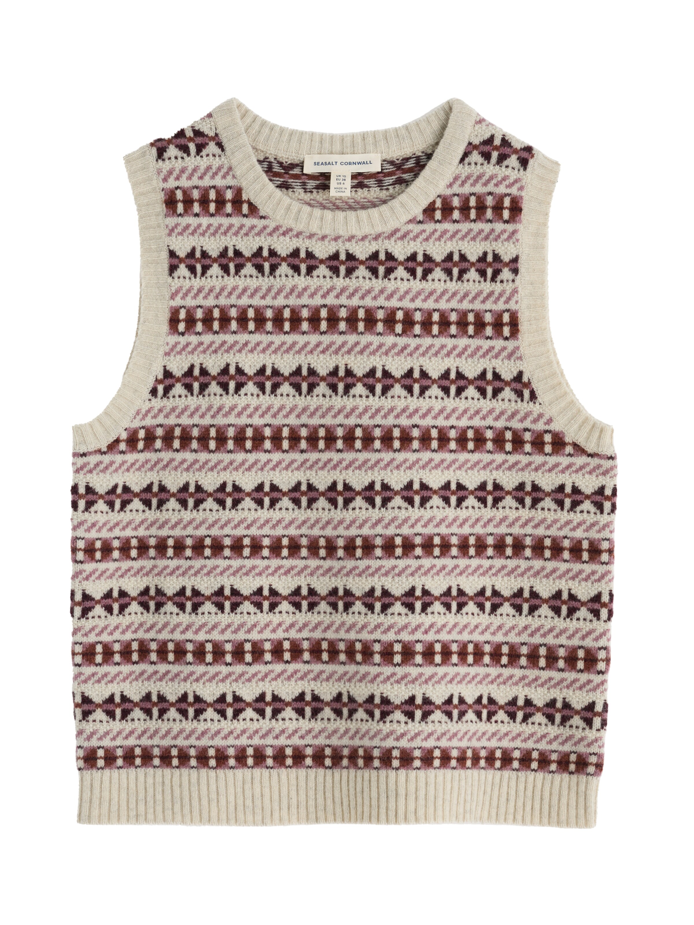 Cardigan ' Lemon Porch' ' Seasalt Cornwall en violet : devant